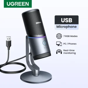מיקרופון USB מקצועי עם RGB – Ugreen