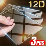 3Pcs זכוכית מחוסמת עבור iPhone 14 13 12 11 15 Pro מקס מיני מגן מסך עבור iPhone 17 XR XS מקס 7 8 פלוס 16 זכוכית מגן