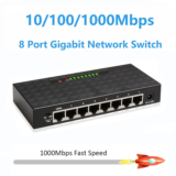 מפצל אינטרנט 5 8 פורט 1000Mbps Gigabit מתג רשת Ethernet Smart Switcher ביצועים גבוהים RJ45 Hub