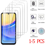 מגן מסך 9H עבור Samsung A15 A16 A56 A36 A17 A14 A25 A24 A55 A53 A52 A57 A37 A34 A35 זכוכית מחוסמת Samsung Galaxy A15