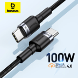 Baseus: כבל טעינה מהירה USB-C ל-USB-C