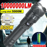 Stone's Store: פנס טקטי 2000LM עם תצוגה וטעינה USB