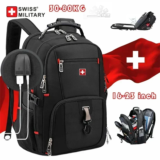 SWISS – תיק גב לנסיעות עם יציאת USB