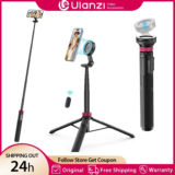 חצובה למקל סלפי Ulanzi MT -84 1.53M חצובה למקל Magsafe לעמוד Bluetooth טלפון מרוחק שלוחה חצובה עבור iPhone 16 15 LiveStreaming Vlog